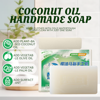 Savon Solide Artisanal Écologique à l'Huile de Coco de Marseille – Élimination des Taches Tenaces, Rinçage Facile, Mousse Dense, Pour le Linge, 50%-80% Actif