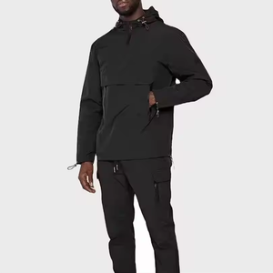 Di nuovo Modo di Nuovo di Disegno del Commercio All'ingrosso di Alta Qualità Increspato Nylon Nero Su Ordinazione del Carico Degli Uomini <span class=keywords><strong>Tuta</strong></span> - Product Image 1