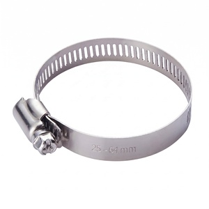 Collier de serrage américain pour tuyaux de pétrole et <span class=keywords><strong>gaz</strong></span>, en acier inoxydable 316 W5, réglable, à vis sans fin, robuste, fixation pour pétrole - Product Image 2