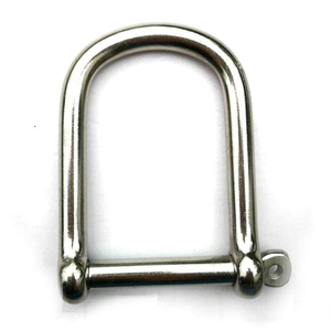 Grilletes <span class=keywords><strong>de</strong></span> <span class=keywords><strong>anclaje</strong></span> marinos <span class=keywords><strong>de</strong></span> acero inoxidable 316 con anillo en D <span class=keywords><strong>de</strong></span> apertura grande, <span class=keywords><strong>de</strong></span> 3/16", 1/4", 5/16", 3/8", 1/2" <span class=keywords><strong>de</strong></span> ancho, tipo D, para grilletes <span class=keywords><strong>de</strong></span> <span class=keywords><strong>anclaje</strong></span>. - Product Image 1