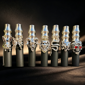 ปากสูบบุหรี่แบบโลหะสำหรับใช้ส่วนตัว ลายหัวสิงโต 3 มิติ  ทันสมัย - Product Image 6