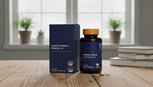 SUPER VITAMINA MINERAL 23 - Complejo Multivitamínico de Alta Potencia con 23 Nutrientes, Tabletas Diarias para Adultos, Apoyo Inmunológico y Antioxidante - Product Image 3
