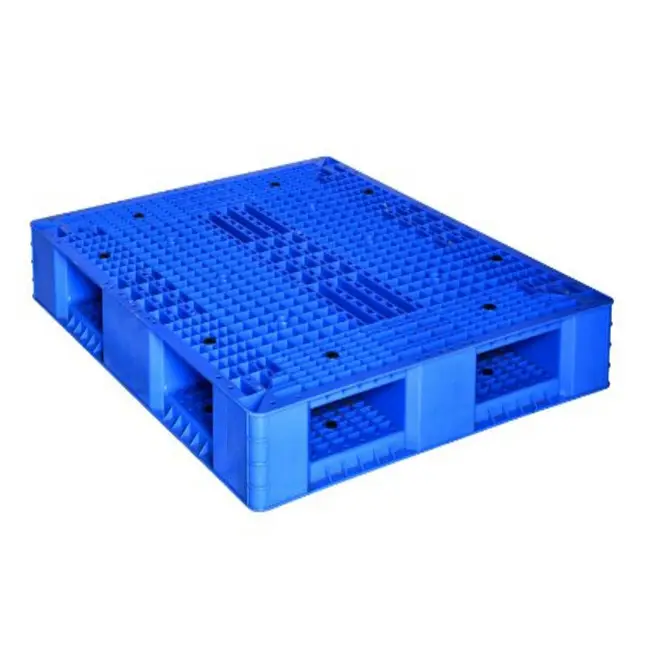 Pallet in plastica rinforzata con Pallet in plastica a buon mercato da 1200*1000mm a doppia faccia