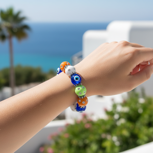 Bracelet Fashion Glass Evil Eyes Cliquez pour les options de couleur - Product Image 3