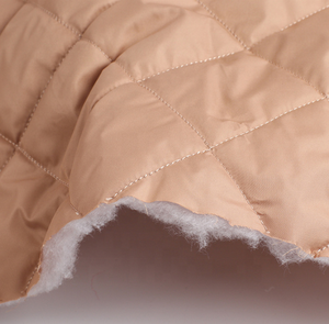 Mejor precio 100% poliéster acolchado tela acolchada impermeable pesado chaquetas acolchadas resistente al agua traje de prendas 210gsm - Product Image 3