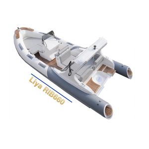 Liya 22ft Bateaux de rafting gonflables Bateaux à côtes 12 Ce Bateau à grande vitesse HYPALON Kano 12 150 12 'Radeaux auto-libérateurs 2 - Product Image 4