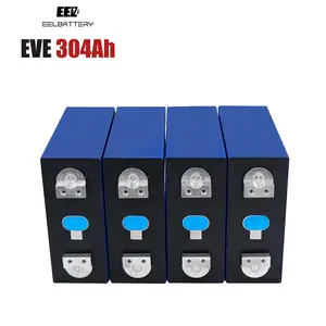 LifePO4 EVE 304Ah 12V 24V 48v储能电池组Sff电网电源系统EVE 304Ah电池