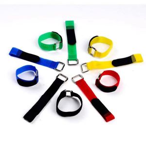 Nylon Fastener Velcroes Cable Tie Nylon Custom <b>Hook</b> and Loop Strap Cable Tie Cinch Strap Buckle Velcroes - Product Image 3