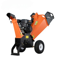 Broyeur de bois industriel GS100, 7HP, à essence, capacité de broyage 100mm, poids 115kg, pour services d'arboriculture professionnels