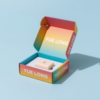 Boîtes en papier ondulé imprimées et personnalisées pour le commerce électronique Boîtes d'expédition en carton recyclé avec fermeture à glissière et bande d'arrachage avec logo personnalisé