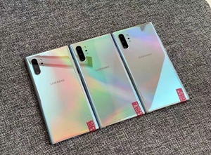 For for Note10 Plus 5G LTE Smartphone Octa Core FHD Iridescent Back Fingerprint Sensor AMOLED Display Android 10 - Product Image 1