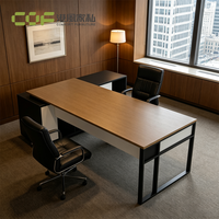 Bureau de direction en L sur mesure, table de secrétaire de bureau moderne, bureau de style simple et moderne, personnalisation