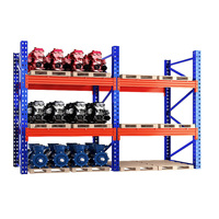 Supports industriels à usage intensif pour DJ Rayonnage à palettes à 5 couches pour entrepôts Métal sélectif multicouche/tige d'acier Fer industriel