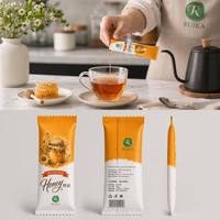 Sachet d'échantillon personnalisé de petite taille pour gel énergétique au miel liquide, poudre de protéines de lactosérum, emballage alimentaire de qualité alimentaire