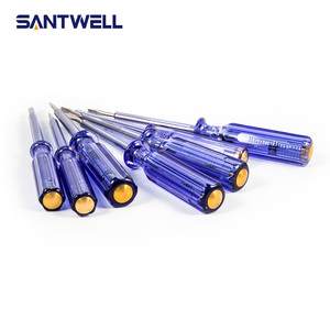 Destornillador comprobador de voltaje de neón aislado, herramienta detectora de cable vivo/neutro de alta sensibilidad - Product Image 5