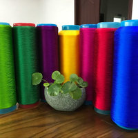 Beau fil à broder en soie 150D de style minoritaire chinois multicolore