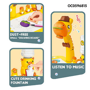 Jouets de table à <span class=keywords><strong>dessin</strong></span> avec projecteur d'apprentissage de <span class=keywords><strong>girafe</strong></span> mignonne pour enfants avec musique - Product Image 4