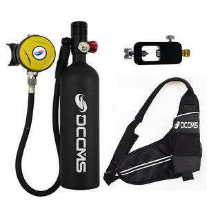 Bouteille d'oxygène portable en alliage d'aluminium HY Sports 1L pour plongée <span class=keywords><strong>sous</strong></span>-marine 1000ML, <span class=keywords><strong>respirateur</strong></span> MD-D002 certifié TUV CE - Product Image 2