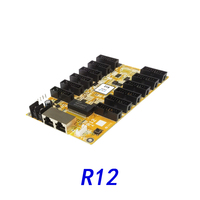 Kystar R12 Control Intérieur/Extérieur Affichage LED Récepteur Cassette avec 12 HUB75 Écran LED Carte de contrôle