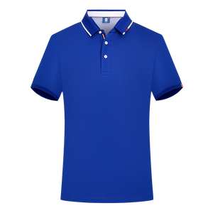 Camisa azul polo Clearance