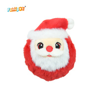 Jouet pour chien en peluche souple et mignon, 2-en-1, nouveau thème de Noël, design personnalisé par le fabricant Famipet, jouet à couiner pour animaux de compagnie