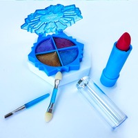 Maquillage pour enfants : Fard à paupières, Rouge à lèvres, Gloss, Crayon à lèvres, Huile pour les lèvres, Masque pour les lèvres – Non toxique, Fini scintillant – Coffret cadeau Beauté des fêtes
