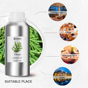 Suministro de fábrica OEM 100% <span class=keywords><strong>Thuja</strong></span> puro y natural/aceite esencial de arborvitae Oriental para el cuidado de la piel - Product Image 4