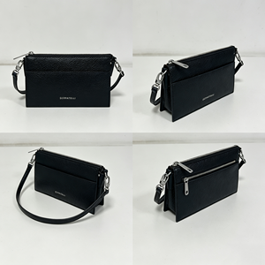 Women Slim Leather Crossbody <b>Bag</b> Zipper Pocket <b>Small</b> <b>Shoulder</b> Purse For Daily Travel Use - Product Image 2