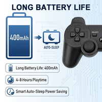 Manette de Jeu Sans Fil Bluetooth pour PS3 Gamepad Joystick Joypad Double Vibration