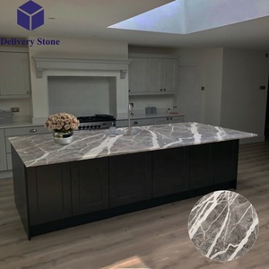 DeliveryStone OEM Île de cuisine préfabriquée Dessus en pierre de marbre - Product Image 5