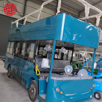 Autobús Turístico Eléctrico para Parques, Autobús Eléctrico sin Rieles de 17 Asientos para Paseos Turísticos