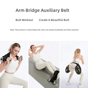 Booty Training Musculation Squat Workout Réglable <span class=keywords><strong>Anti</strong></span> Slip Taille Tondeuse Pad Poussée Hanche Pont <span class=keywords><strong>Ceinture</strong></span> Pour Haltère - Product Image 6