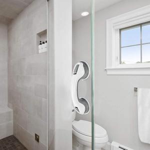 0728 Poignée de douche à ventouse robuste, barre de maintien portable pour baignoire, aide de sécurité sans barre pour salle de bain - Product Image 2