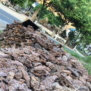 Güzel Seramik Akvaryum Tankı Dekorasyonu Çevre Dostu Doğal Renkli Ejderha Taşı 5L Keelstone Peyzaj Malzemesi Japon Balığı İçin - Product Image 2