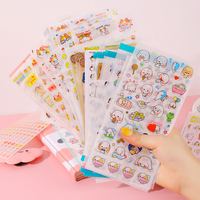 Autocollants personnalisés mini étoiles en vinyle, imprimés UV, pelliculage mat, motifs de dessins animés, pour scrapbooking et décoration de maternelle