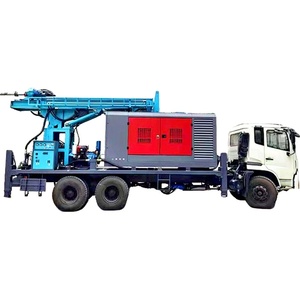 เครื่องเจาะไฮดรอลิกแบบดีเซลติดตั้งบนรถลากสำหรับขุดเจาะบ่อน้ำ  ชุดเครื่องเจาะหินลึกอัตโนมัติ - Product Image 5