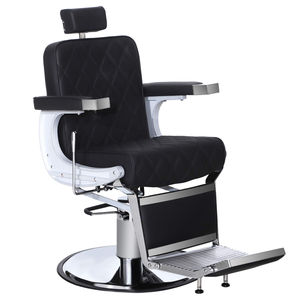 Sillas de Barbero Rojas, Silla de Barbero Resistente, Silla de Salón Reclinable Hidráulica Retro, Silla para Tatuajes - Product Image 3