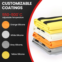 Couverture anti-feu portable Suihua 1x1m en fibre de verre, résistante aux flammes, pour la sécurité à la maison, au bureau et en cuisine