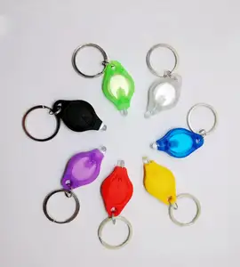 2023 Fabrik Großhandel Mini LED Taschenlampe Pico Schlüssel bund Taschenlampe ultra helle Schlüssel ring winzige Licht Taschenlampe