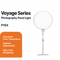Panneau lumineux LED pour photographie, blanc, température de couleur réglable, pour maquillage, diffusion en direct, appel vidéo, lumière de beauté