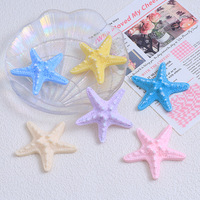 Nuevos Dijes de Resina con Forma de Estrella de Mar, Grandes y Limpios, de Aproximadamente 56*53mm, Ideales para Manualidades, Zapatos, Sombreros, Pulseras, Regalos, Horquillas, Bolsos y Cajas
