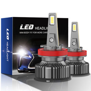 ASRUEX-faro led de alto Lumen ultradelgado, 8000LM, 80W, 6000K, 9005, D1, D5, 9006, 5202, 880, H13, H3, H1, H7, H11, H4, csp - Product Image 1