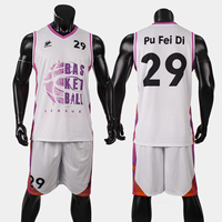 Ensemble de maillots de basket-ball réversibles personnalisables avec logo personnalisé Gilet de qualité et vêtements de sport Taille XS Qualité OEM