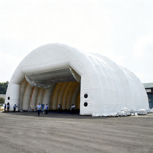Dôme de stockage d'avions gonflable, structure soutenue par l'air, hangar, tente, bâche en PVC imperméable - Product Image 1