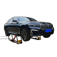 Cric de levage de voiture mobile rapide certifié CE L850HL 3200kg poteau de ciseaux hydraulique avec actionnement à double cylindre