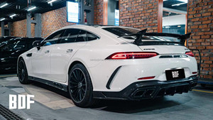 ชุด GT50คาร์บอนไฟเบอร์ใหม่สำหรับ Mercedes AMG 53 63พร้อม GT50ด้านหน้า53 63 AMG ตัวกระจายริมฝีปากสปอยเลอร์ - Product Image 5