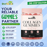 Gummies au collagène 13-en-1 éclaircissantes pour la peau, enrichies en vitamine C, pour la santé de la peau des adultes, avec étiquette personnalisée, format bonbons gélifiés