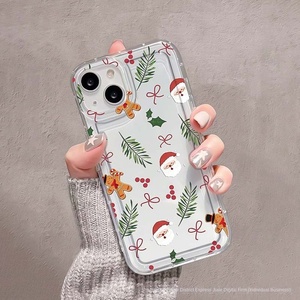 Coque de <span class=keywords><strong>téléphone</strong></span> pour iPhone 16/15/14 Pro Max, <span class=keywords><strong>thème</strong></span> de Noël avec des explosions d'animaux, pour iPhone 13, 12/11, protection intégrale XS/XR, souple, protection 360° - Product Image 5
