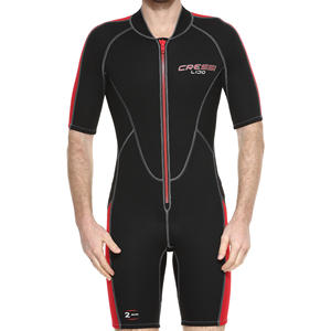 Muta Corta CRESSI da Uomo in Neoprene 2mm Nero/Rosso con Stampa Personalizzata Taglia XL/5 Modello XLV455515 per Immersioni - Product Image 1