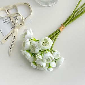 <span class=keywords><strong>Bouquet</strong></span> de fleurs artificielles de lotus de rosée de style ins pour Thanksgiving de mariage ou décoration intérieure accessoires de photographie simples et frais - Product Image 6